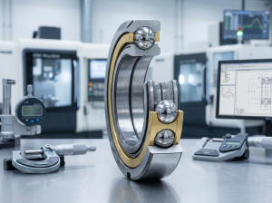 Produktový záběr - SKF 71907 ACDGA/P4A Jednořadé kuličkové ložisko s kosoúhlým stykem