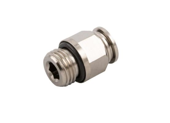 Celokovová mosazná přímá přípojka G 1/8" - pro trubku PA 4