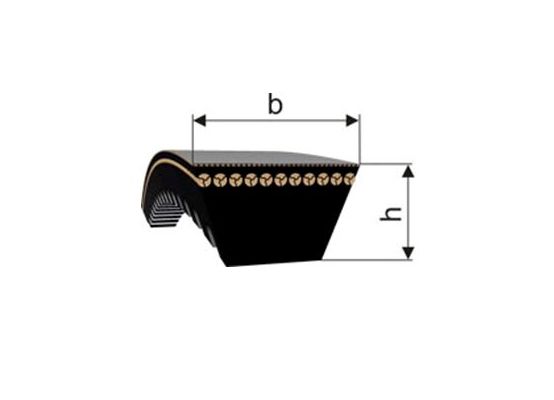 Klínový řemen řezaný 17x1140 Li - BX 1183 Lw Profi-X Rubena