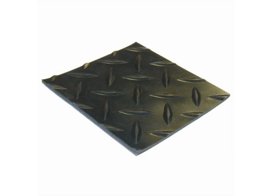 Pryžový přířez podlahovina DIAMOND černá - 3 x1600 x1000 mm