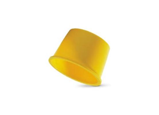 Univerzální ochranná zátka kónická Typ 1 D=25mm žlutá LDPE