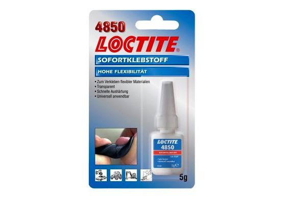 Loctite LOCTITE 4850 Vteřinové lepidlo pružné, čiré 5 g
