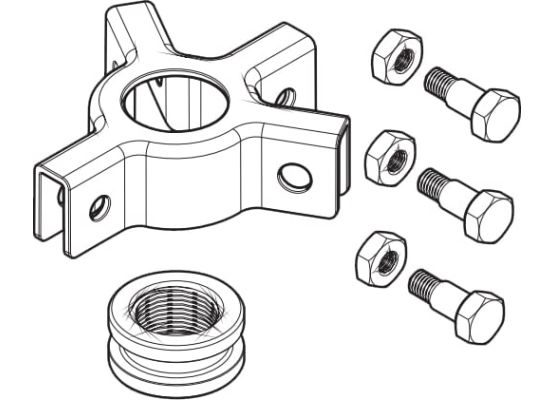 SKF TMHP 10E-5 Čtyřramenný úchyt se šrouby a maticemi 