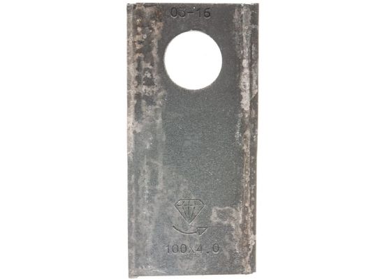 Nůž 4x48x100 mm levý s otvorem O 21 mm (Pöttinger)