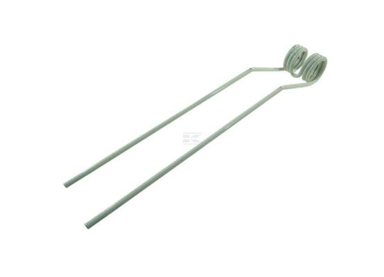 Pružné pero 9 x 85 x 585 mm bílé s cívkou 48 mm (Pöttinger)