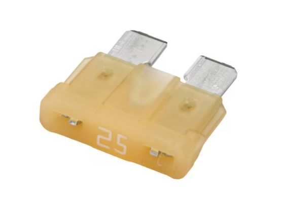 Pojistka 25A, 32V, bílá