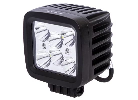 Pracovní LED světlo 42 W 100x82x128 mm 3780 lm, čtvercové, 10/30 V bodový paprsek 6 LED