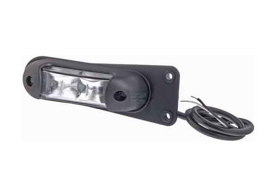 Obrysové LED světlo 0,8/1,7 W bílé/červené 139x35x35, obdélníkové 12/24V, 4 LED