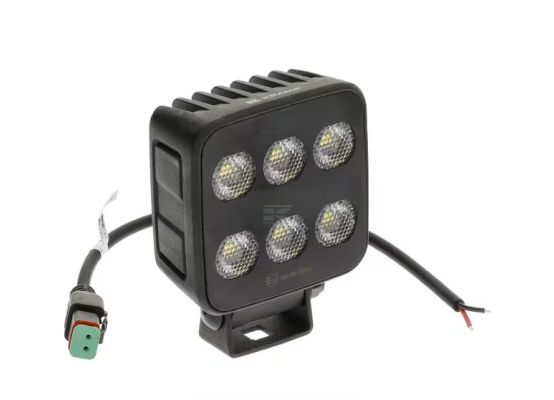 Pracovní LED světlo 60 W 92x51,1x109 mm 6600 lm, čtvercové širokoúhlé, 9/36 V, 12 LED