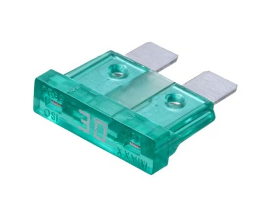 Pojistka 30A, 32V, zelená