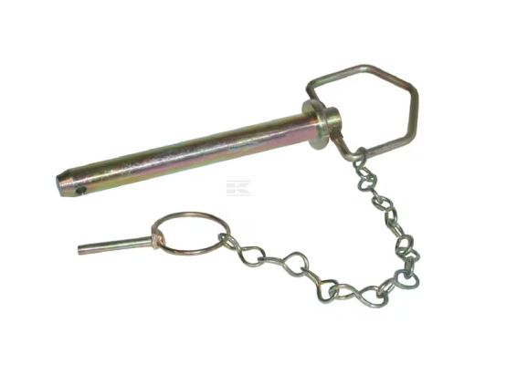 Tažný čep 19 x 175/162 mm - pozink. (otvor 7 mm)