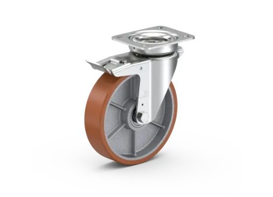 Kolo otočné s brzdou 724F LU-G200-50-50