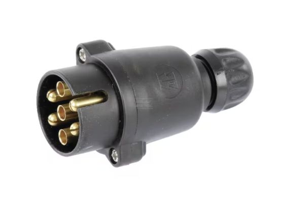 Zástrčka 7pinů pro připojení osvětlení přívěsů se šroubovou svorkou (6 - 24V)