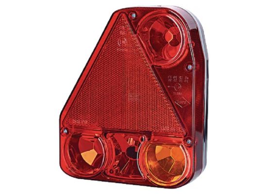 Levé zadní LED světlo 174x54,5x206 mm, 12/24 V