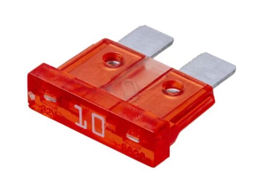 Nožová pojistka 10A, 12/24V, červená