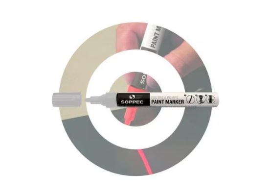 Bílý popisovač tl. čáry 2,5 mm