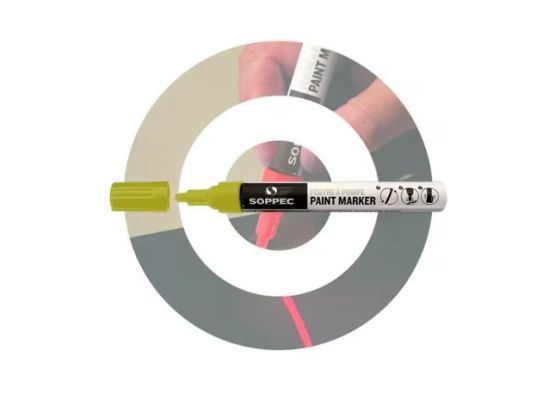 Žlutý popisovač tl. čáry 2,5 mm