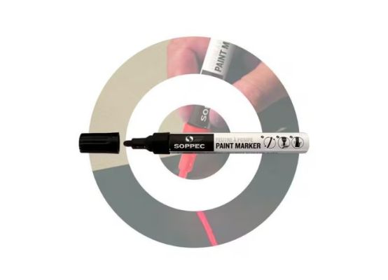 Černý popisovač tl. čáry 2,5 mm