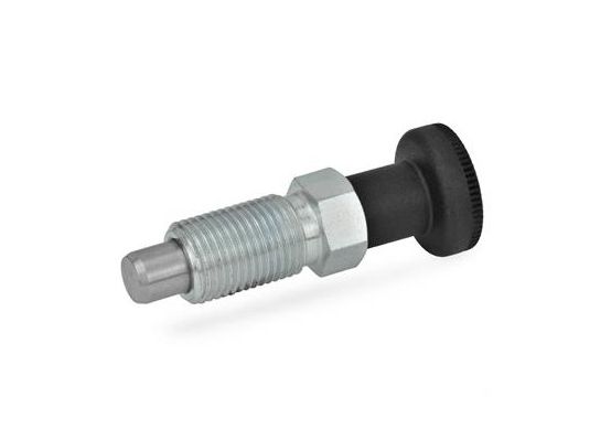 Pružinový pístek ELESA+GANTER GN 717-4-M6-B-ST bez aretace polohy