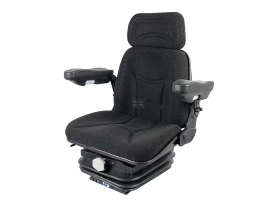 Mechanicky odpružené látkové sedadlo šíře 480 mm s loketními opěrkami (130 kg) ZETOR, URSUS