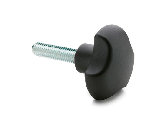 Utahovací šroub ELESA+GANTER VTT.40-p-M8x25 - s hvězdicovou rukojetí 40 mm