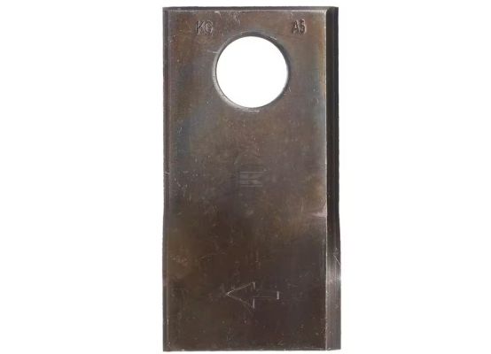 Nůž rotační sekačky pravý 93 x 47 x 3 mm s otvorem O 19 mm (Kverneland, Taarup)