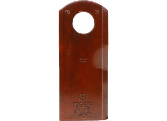 Nůž rotační sekačky 4 x 48 x 116 mm levý s otvorem O 20,5 mm (Kuhn)