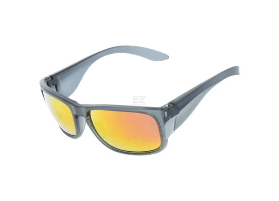 Ochranné brýle 01 červené zrcadlové skla s filtrem UV400 a obrubami