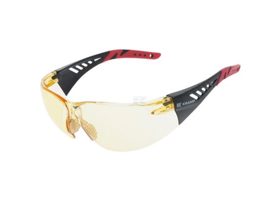 Ochranné brýle 05 žluté skla s filtrem UV400 a dielektrickými nevodivými obrubami
