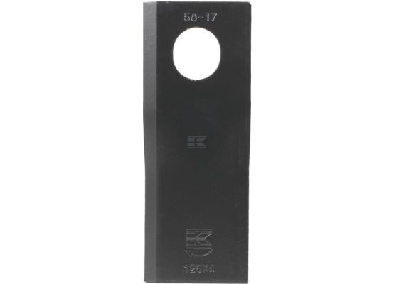 Nůž rotační sekačky 4 x 47 x 126 mm pravý s otvorem 23x20,5 mm (Taarup)
