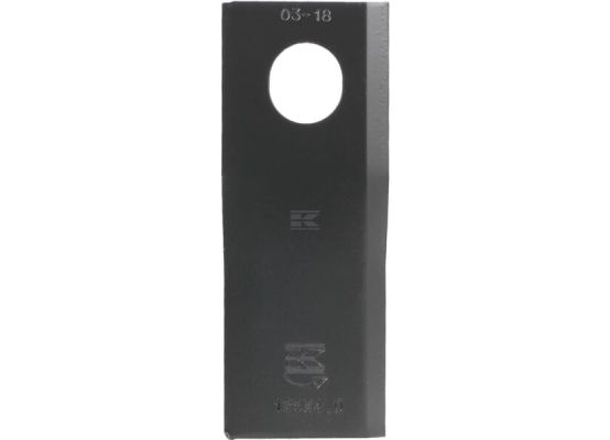 Nůž rotační sekačky 4 x 47 x 126 mm levý s otvorem 23x20,5 mm (Taarup)