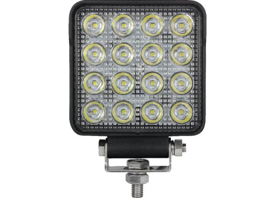Pracovní LED světlo 25 W 108x48x108 mm 3040 lm, čtvercové, 10/30 V bodový paprsek 16 LED