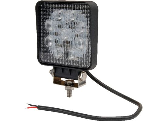 Pracovní LED světlo 27 W 109x27,5x109 mm 1800 lm, čtvercové, 10/30 V širokoúhlé 9 LED