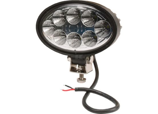 Pracovní LED světlo 24 W 141,5x64,5x90 mm 2240 lm, oválné, 10/30 V širokoúhlé 8 LED
