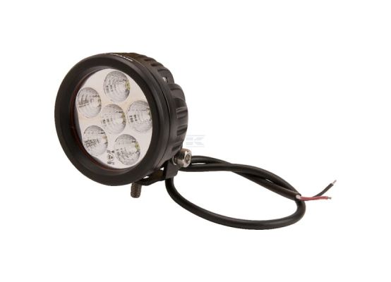 Pracovní LED světlo 18 W O 89 mm 1440 lm, kulaté, 10/30 V širokoúhlé 6 LED