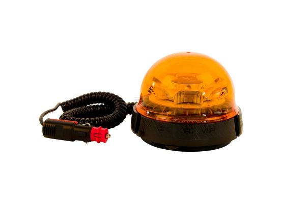 LED maják 9 W magnetické upevnění a připojení do zapalovače, 12/24 V