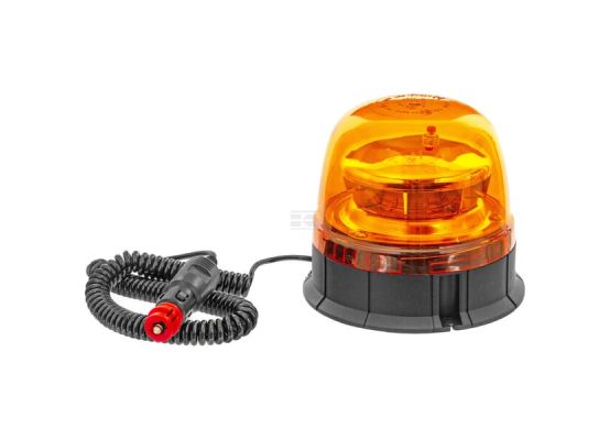 LED maják 9 W magnetické upevnění a připojení EMC do zapalovače, 10-30 V