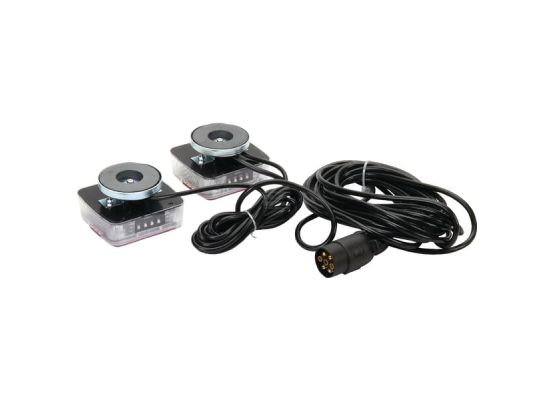 Sada LED světel 12 V, magnetická, 7-pin, kabel 7,5 m