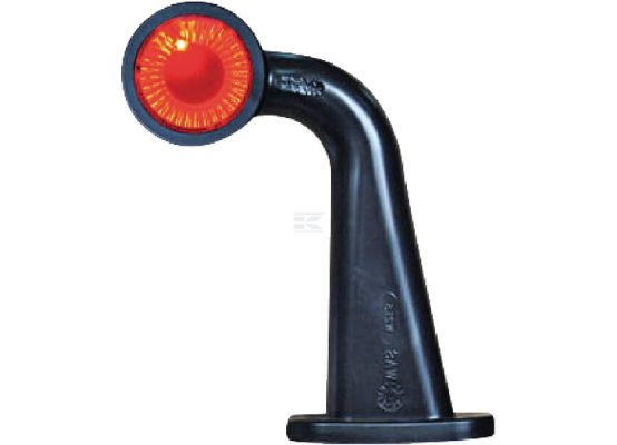 Obrysové pravé LED světlo 180 x 157,6 x 48,6 mm (12/24 V)