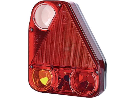 Pravé zadní LED světlo 174x54,5x206 mm, 12/24 V