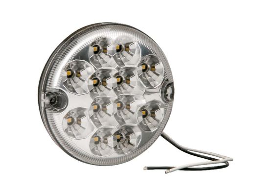 Zpětné LED světlo, kulaté O 95 mm, 12/24 V