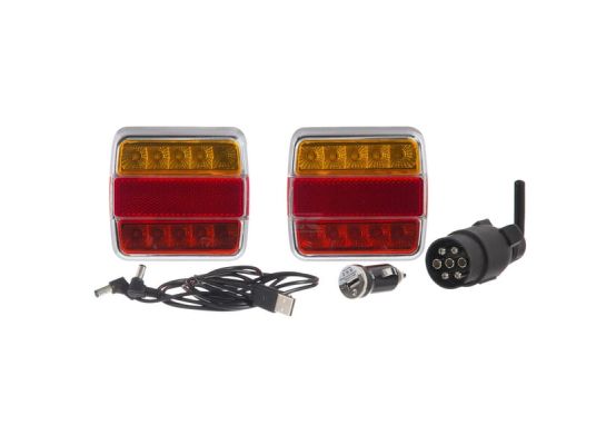 zadních LED světel, 106 x 98 mm, 7-pin (12 V, Li-ion)
