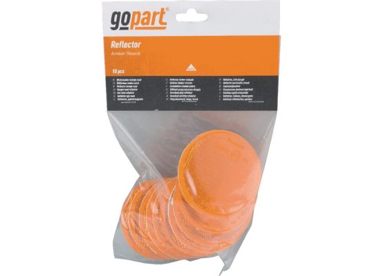Oranžové kulaté samolepicí odrazky O78 x 8 mm