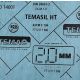 Těsnicí bezasbestová deska TEMASIL HT - tl. 2.0 mm - 1500 x 1500 mm
