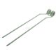 Pružné pero 9 x 85 x 585 mm bílé s cívkou 48 mm (Pöttinger) - 436042KR