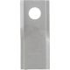 Nůž 4x45x107 mm levý s otvorem O 18,25 mm (Kuhn, John Deere, New Holland) - 55903310KR