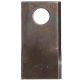 Nůž rotační sekačky pravý 93 x 47 x 3 mm s otvorem O 19 mm (Kverneland, Taarup) - KT4189300001