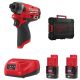 Milwaukee M12 FID-202X AKU rázový utahovák