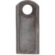 Nůž rotační sekačky 4 x 48 x 116 mm pravý s otvorem O 20,5 mm (Kuhn) - K6804720KR