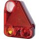 Pravé zadní LED světlo 174x54,5x206 mm, 12/24 V - LA45009